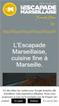 Mobile Screenshot of lescapademarseillaise.com